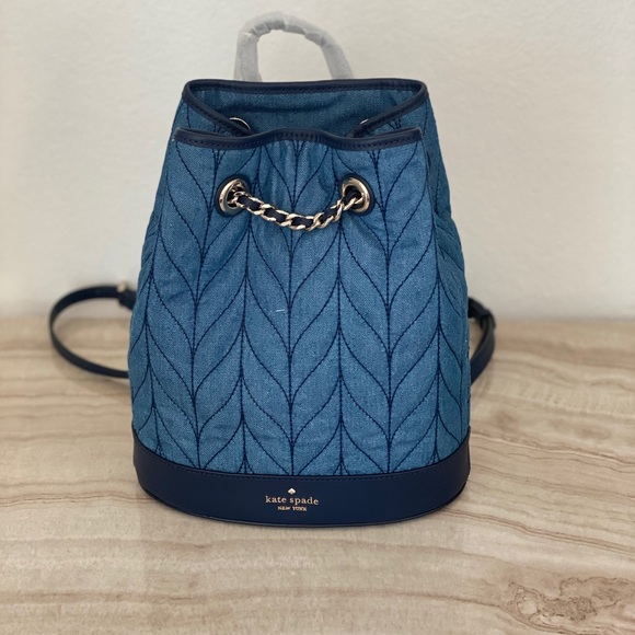 kate spade Handbags - Kate Spade Denim Bucket Backpack